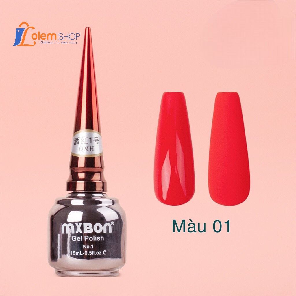 Sơn Gel Mxbon Nắp Đỏ 15ml