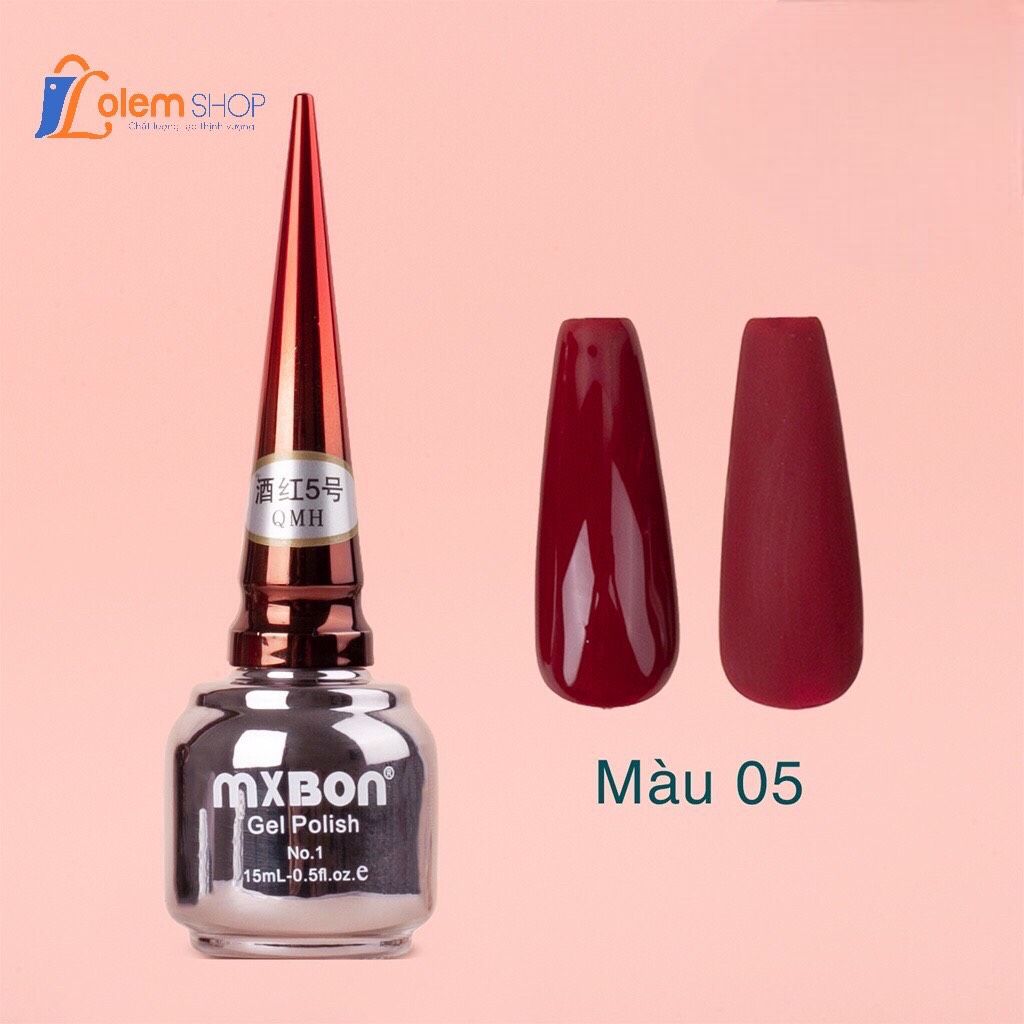 Sơn Gel Mxbon Nắp Đỏ 15ml