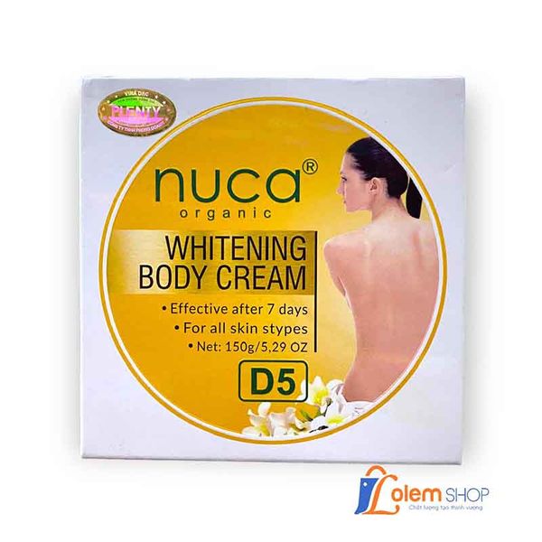 Kem Body Nuca 150g, Trắng da toàn thân