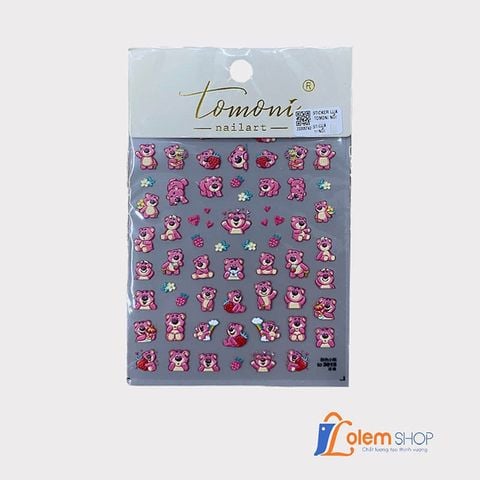 Sticker Lụa Tomoni Nổi ( Mẫu ngẫu nhiên)