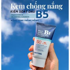 Kem Chống Nắng Prettyskin 50ml Multi Hydra Oil Control B5 Spf50+ Pa++++