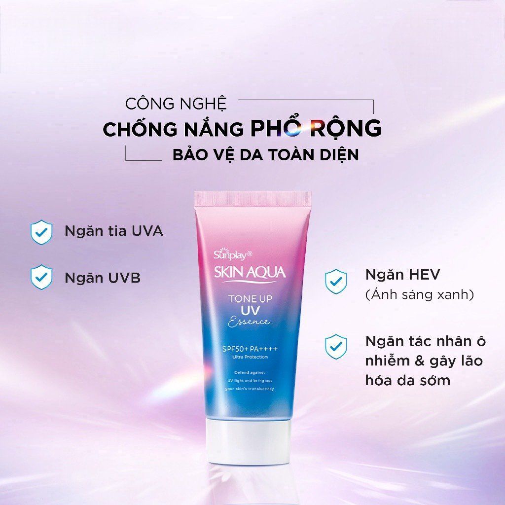 Tinh Chất Chống Nắng Hiệu Chỉnh Sắc Da Sunplay Skin Aqua Tone Up UV Essence SPF50+/PA++++ 50g