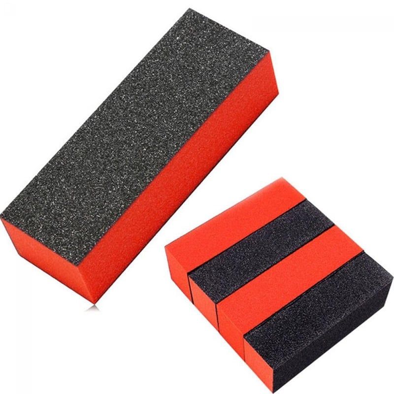 Đánh Móng Đen Màu, xốp dũa móng nail