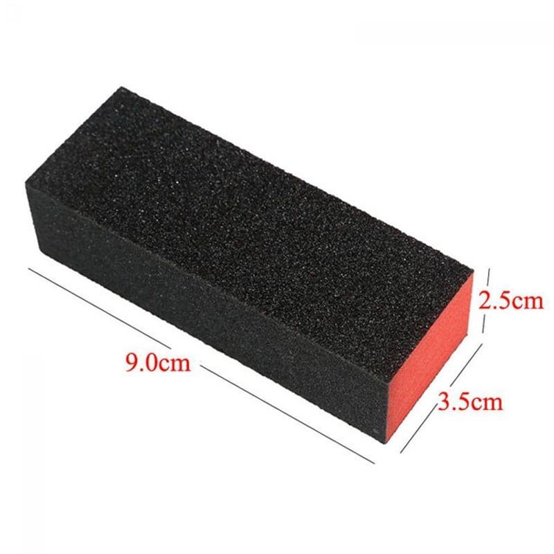 Đánh Móng Đen Màu, xốp dũa móng nail