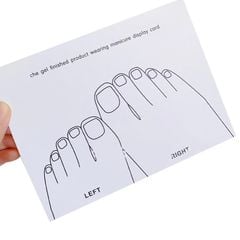 Giấy Nail Box Gắn Móng Chân Giả 5 Miếng