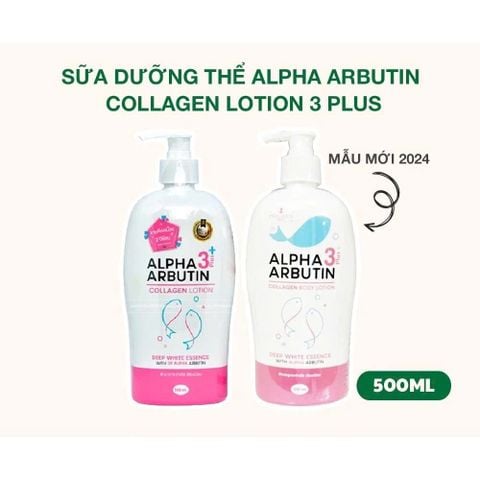 Sữa Dưỡng Thể Alpha Arbutin 3 Plus+ Collagen Lotion 500ml