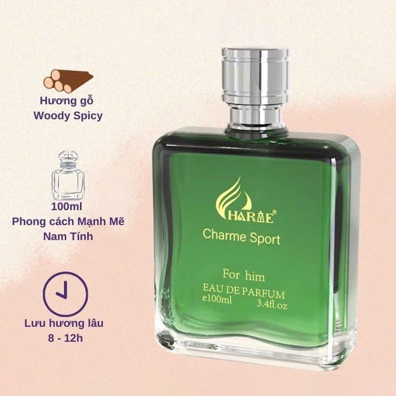 Nước Hoa Nam Charme 100ml Sport (2024)