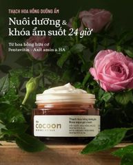 Kem Dưỡng Dạng Thạch Cocoon Hoa Hồng Dưỡng Ẩm 30ml