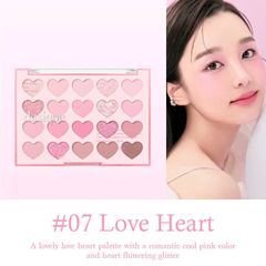 Màu Mắt Dasique Mood Shadow Palette 10g 20 Ô #7 Love Heart
