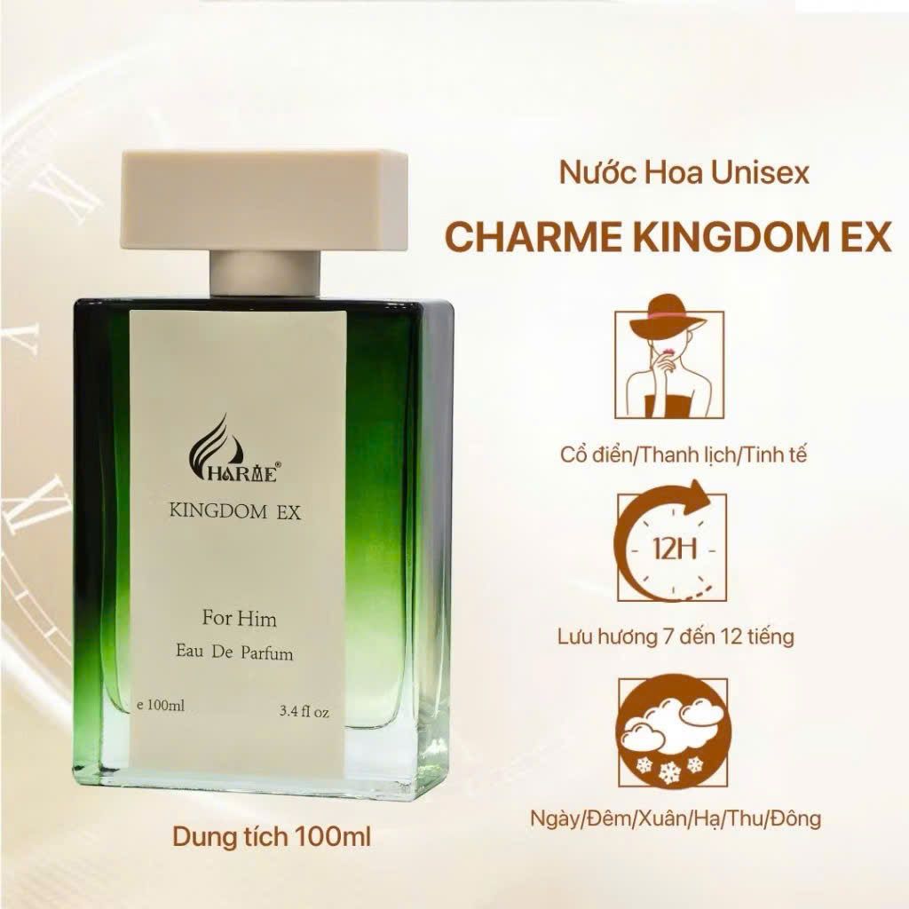 Nước Hoa Charme 100ml For Him Kingdom Ex