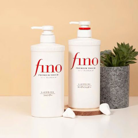Dầu gội/xả Fino Premium Touch Shampoo 550ml dưỡng ẩm vượt trội tăng độ bóng khoẻ cho tóc