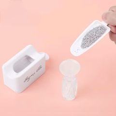 Khay Đựng Đá Rắc Fingertip Art, Khay đựng nhũ rắc tiện lợi, chuyên dụng cho dân làm móng