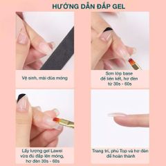 Gel Đắp Lawei Clear Gel Uv 60ml