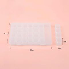 Hộp Nhựa Đựng Đá 28 Ô Nail