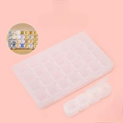 Hộp Nhựa Đựng Đá 28 Ô Nail