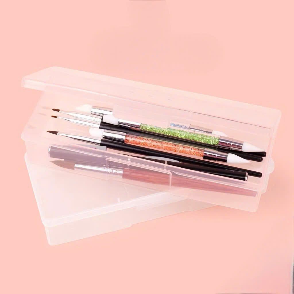 Hộp Nhựa Đựng Cọ Chữ Nhật