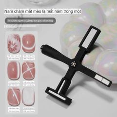 Nam Châm 4 Đầu Màu Đen (Cái)