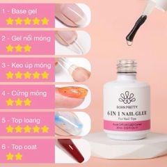 6 In 1 Glue-for Nail Tip 15ml Born Pretty