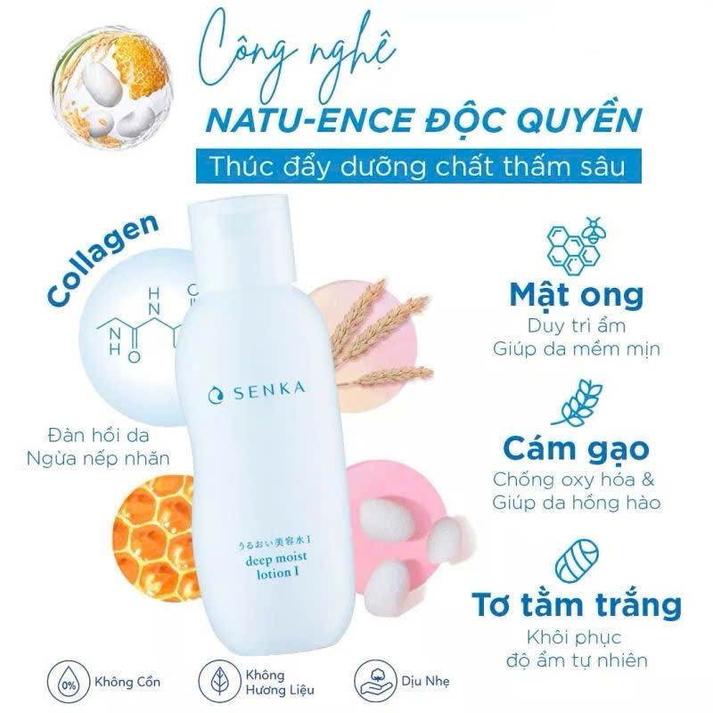 Nước Cân Bằng Senka Deep Moist Lotion I 200ml