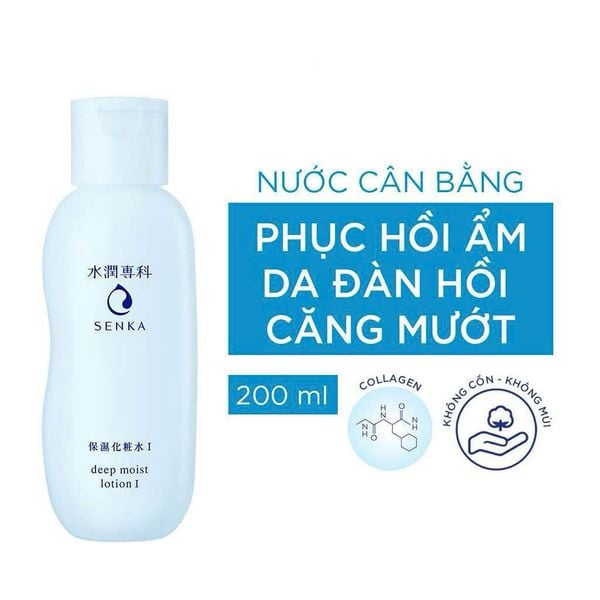 Nước Cân Bằng Senka Deep Moist Lotion I 200ml