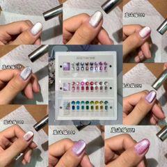 Set Sơn Gel Mắt Mèo Pha Lê Jiao Yan She 24 Màu