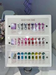Set Sơn Gel Mắt Mèo Pha Lê Jiao Yan She 24 Màu
