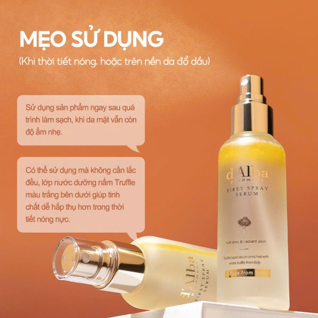 Serum Dạng Xịt D'alba 100ml Vital Spray