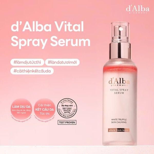 Serum Dạng Xịt D'alba 100ml Vital Spray