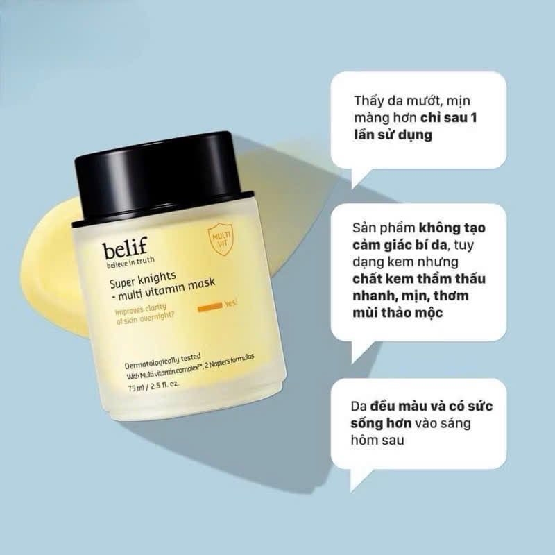 Mặt Nạ Ngủ Belif Super Knight Multi Vitamin Mask 5ml-75ml