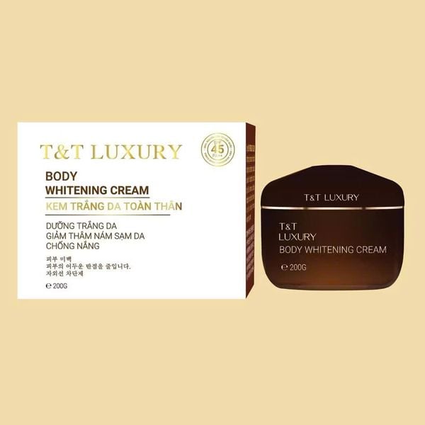 Kem Trắng Da Toàn Thân T&T LUXURY Chống Nắng Làm Đều Màu Da Body 200g