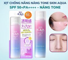 Xịt Chống Nắng Skin Aqua Tone Up Uv Spray Spf 50+ Pa++++ 70g