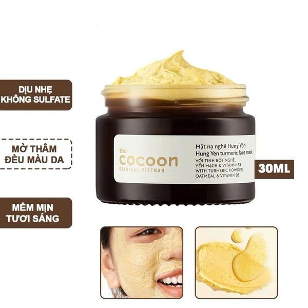 Mặt Nạ Nghệ Hưng Yên Cocoon 30ml