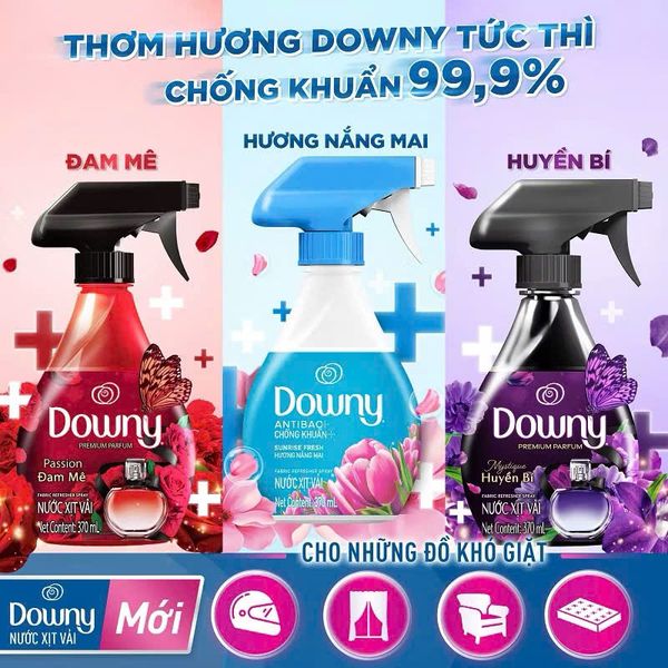 Nước Xịt Vải Downy 370ml