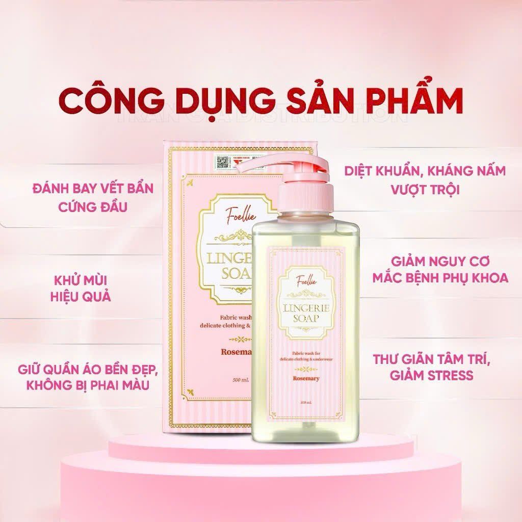 Nước Giặt Đồ Lót Foellie Lingerie Soap 500ml