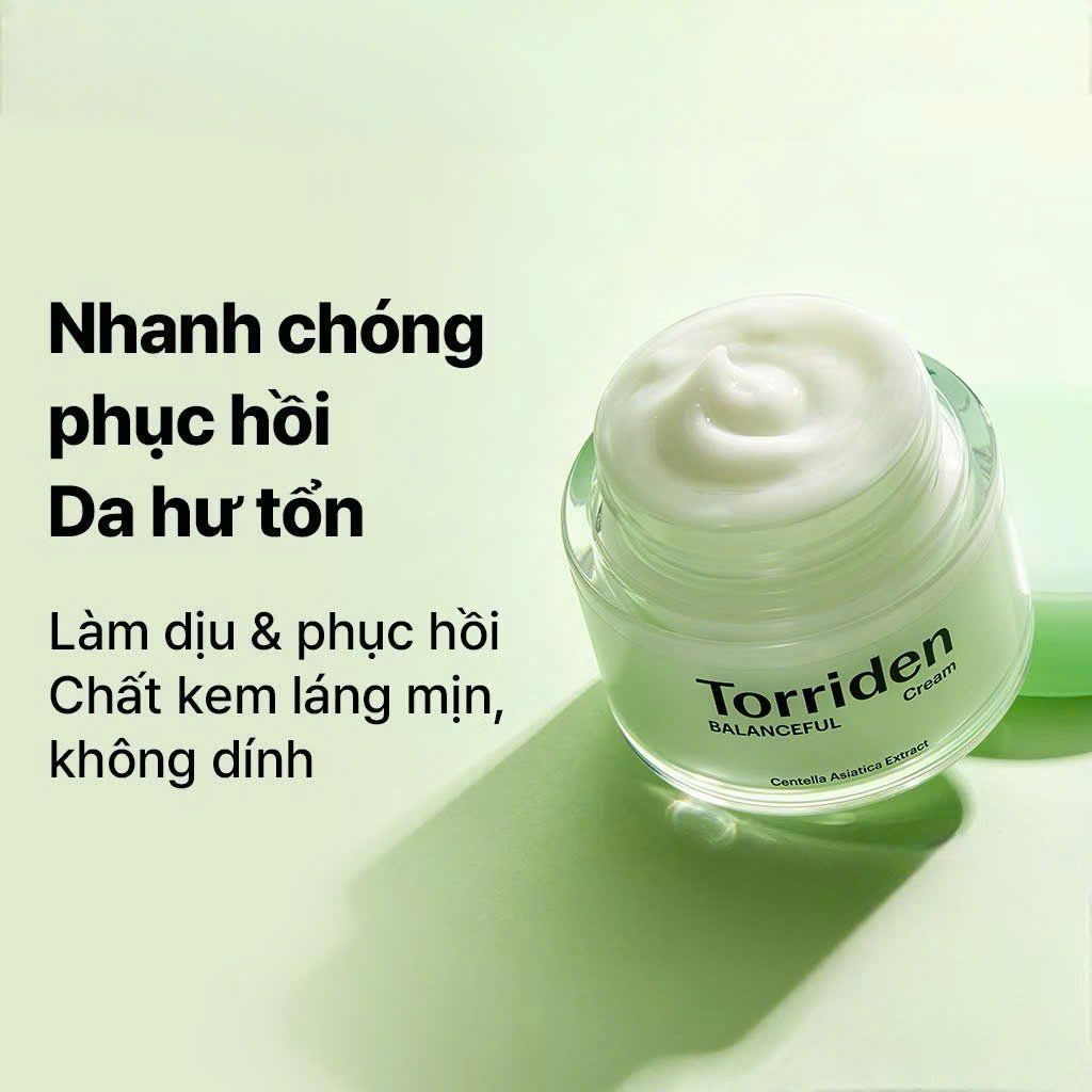 Kem Dưỡng Torriden 80ml Balanceful Cica Cream