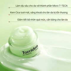 Kem Dưỡng Torriden 80ml Balanceful Cica Cream