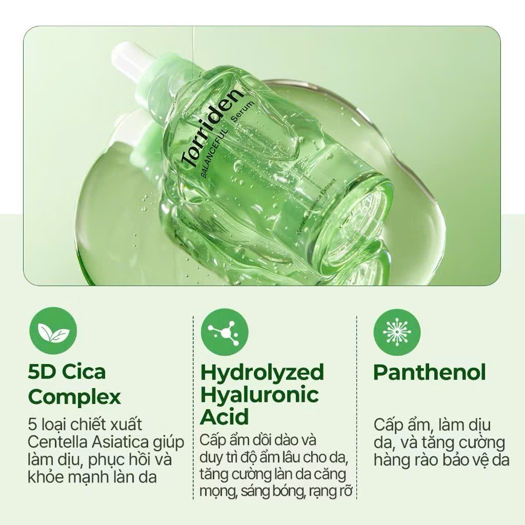 Serum Torriden 50ml Balanceful Cica Serum