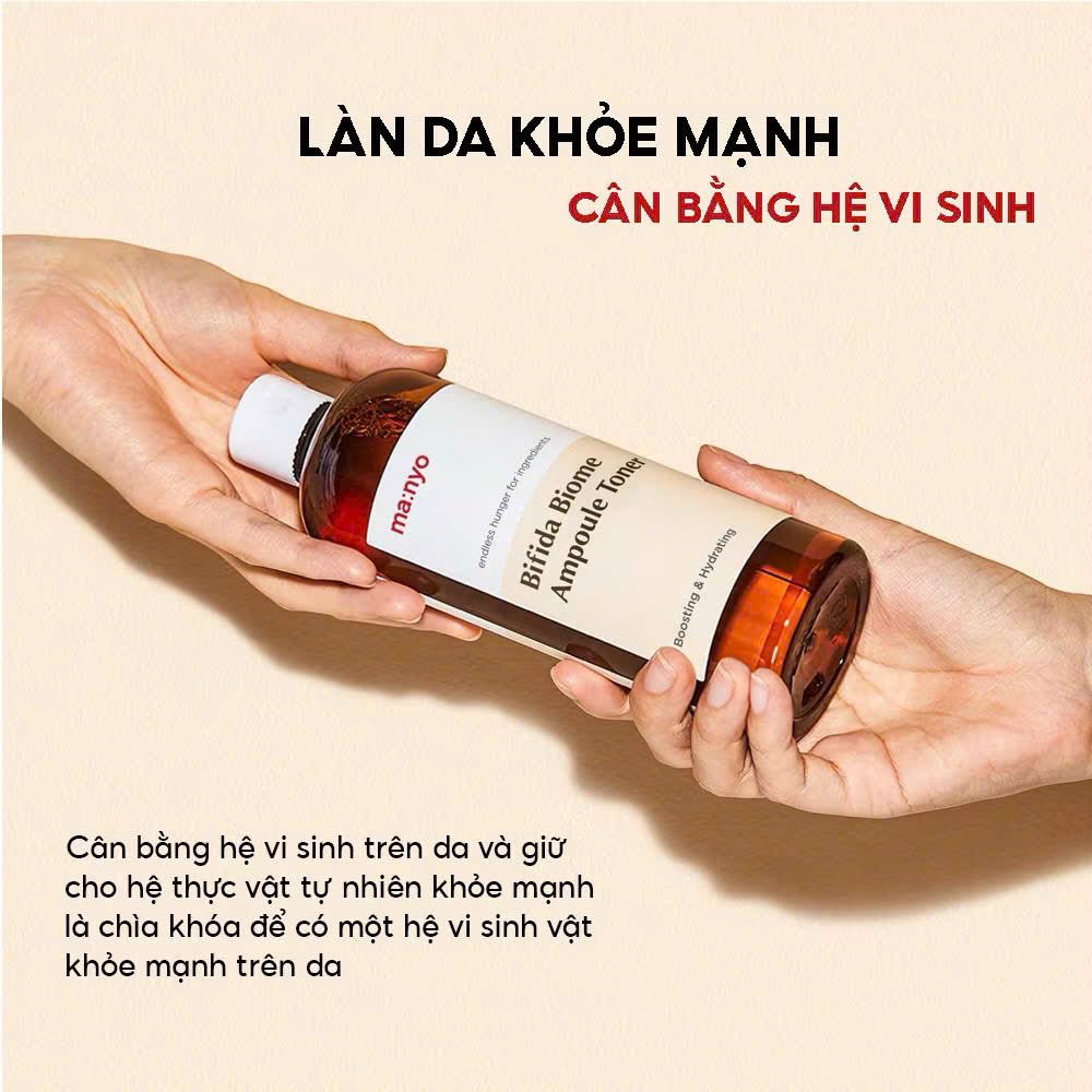 Toner Ma:nyo Bifida Biome Ampoule Tone 400ml Dưỡng Ẩm