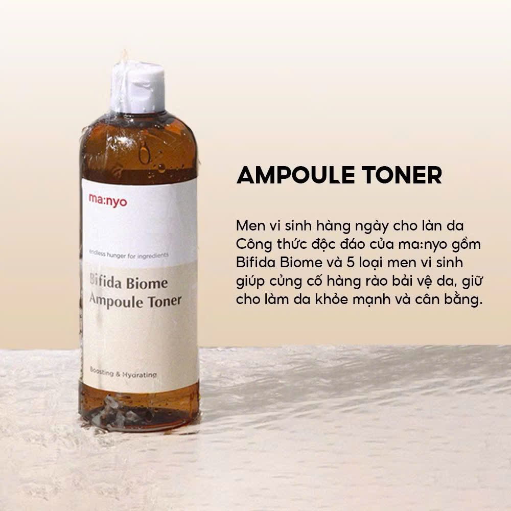 Toner Ma:nyo Bifida Biome Ampoule Tone 400ml Dưỡng Ẩm
