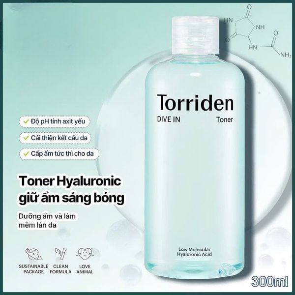 Toner Torriden Dive-in Low Molecule Hyaluronic Acid 300ml
