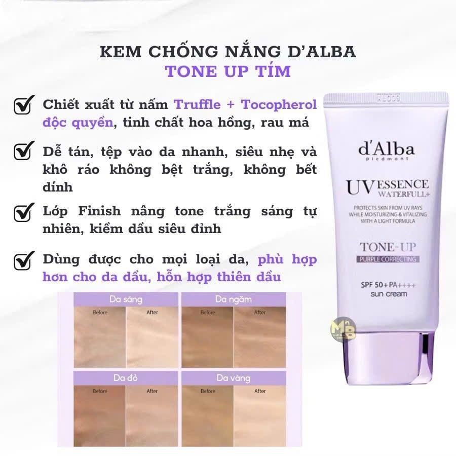 Kem Chống Nắng D'alba 50ml
