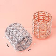 Lọ Đựng Cọ Pha Lê Tròn (giao màu ngẫu nhiên)