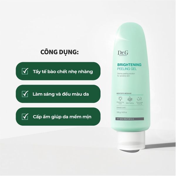 Tẩy Tế Bào Chết Dr.g Brightening Peeling Gel 120g