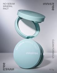 Phấn Phủ Innisfree No-sebum Mineral Pact – 8.5g Kiềm Dầu
