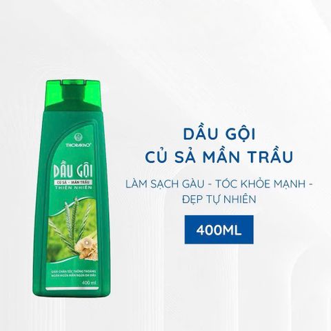 Dầu gội Thorakao Củ sả Mần trầu 400ml