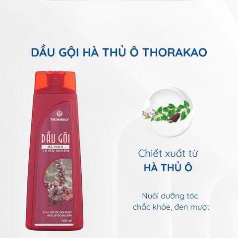 Dầu gội Thorakao Hà thủ ô 400ml