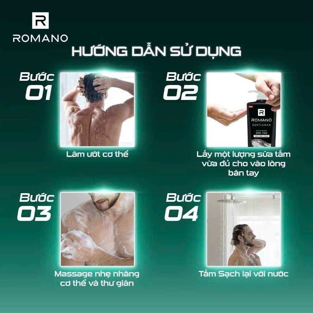 Sữa Tắm Romano 650g Classic