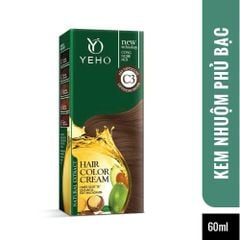 Nhuộm Tóc Yeho Phủ Bạc 60ml C3 Nâu Cappuccino
