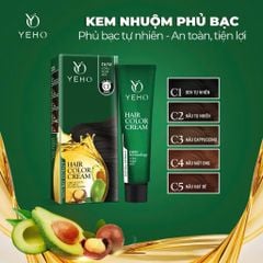 Nhuộm Tóc Yeho Phủ Bạc 60ml C3 Nâu Cappuccino