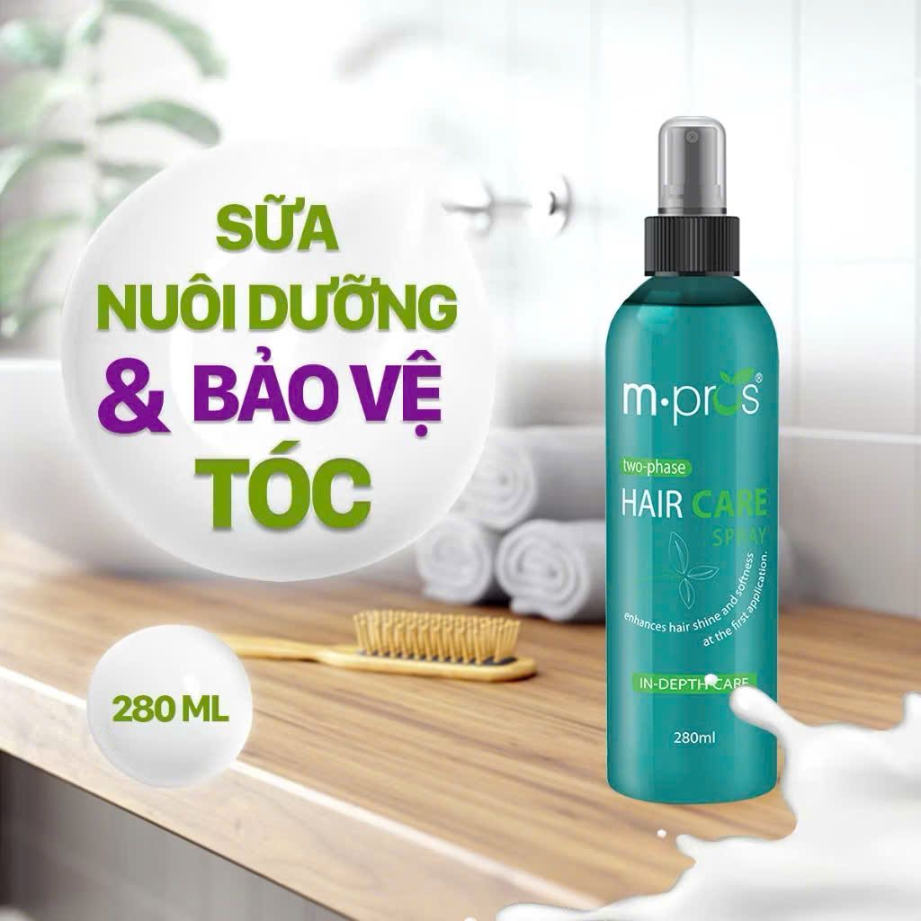 Sữa Nuôi Dưỡng & Bảo Vệ Tóc M.pros 280ml Xanh